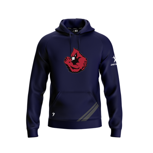 [FOLHSMNV-YXS-LOGO1] Decker Summit Hoodie (Youth XS, Navy, Logo 1)