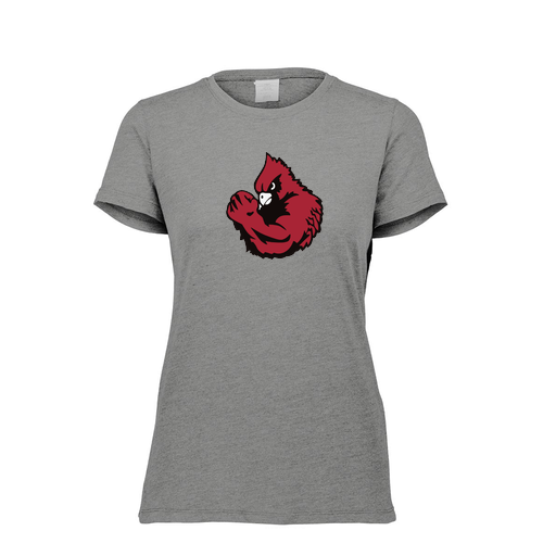 [FTSCUBGY-FAXS-LOGO1] Decker Women's Tri-Blend T-Shirt - Short Sleeve (Female Adult XS, Gray, Logo 1)