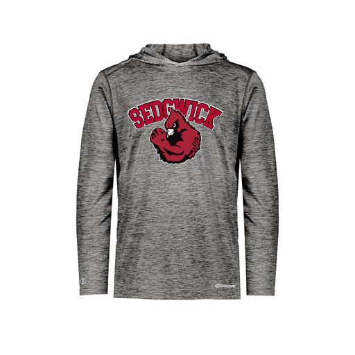 [FOLHCGBK-YS-LOGO2] Decker Youth Charge Hoodie (Youth S, Black, Logo 2)